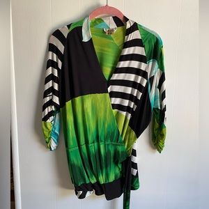 Max Mara Tropical Wrap Shirt